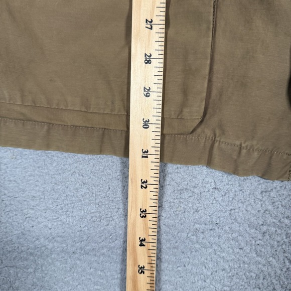 J Crew Jacket Mens Large Brown Stonehall Safari Outdoor Pockets Casual Preppy - Picture 6 of 13
